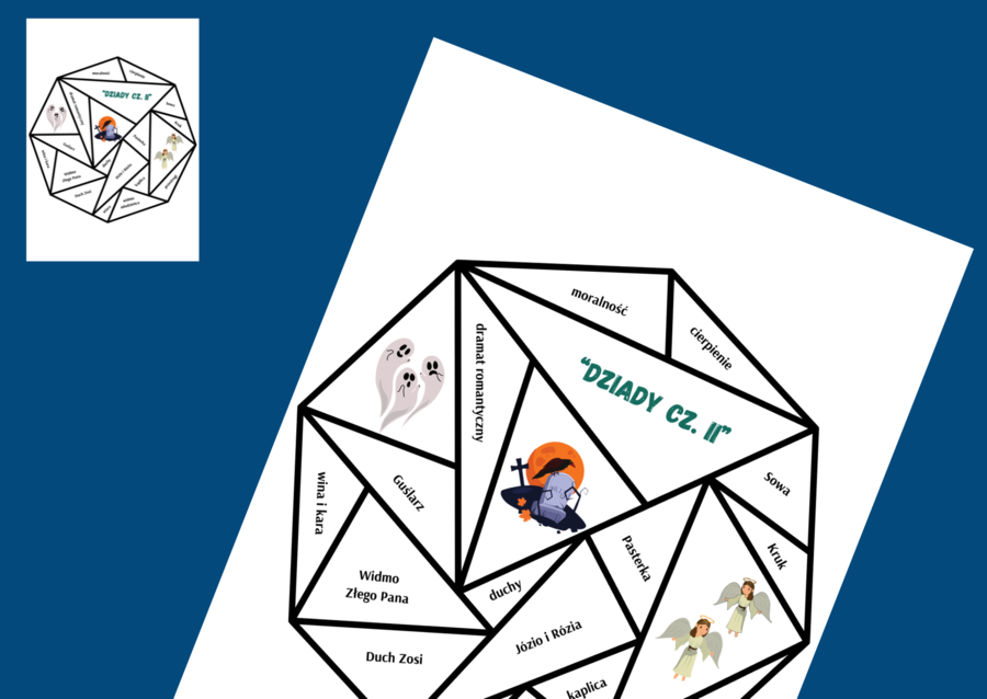 DZIADY cz. II – układanka – puzzle – egzamin – powtórka