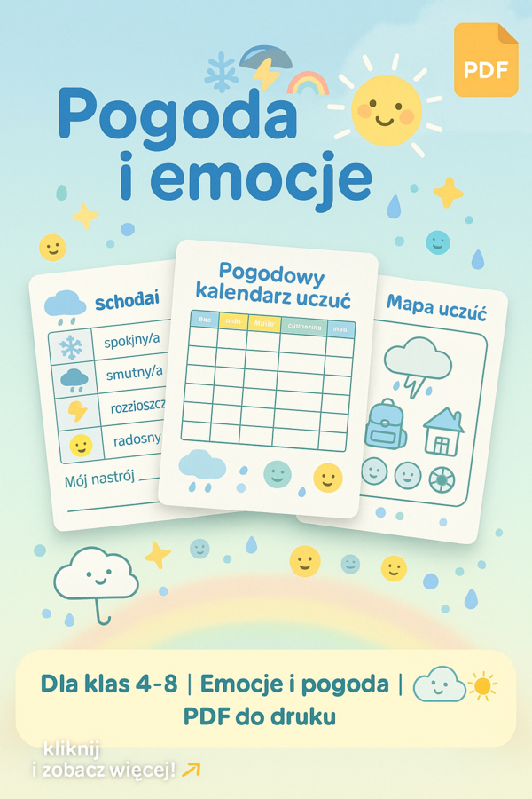 Karty pracy „Pogoda i emocje”