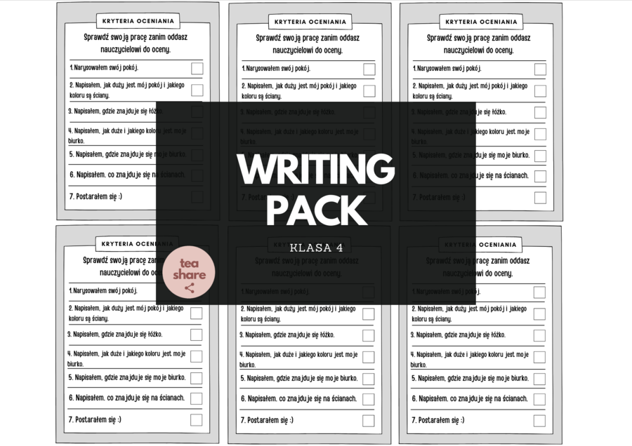 WRITING PACK - klasy 4