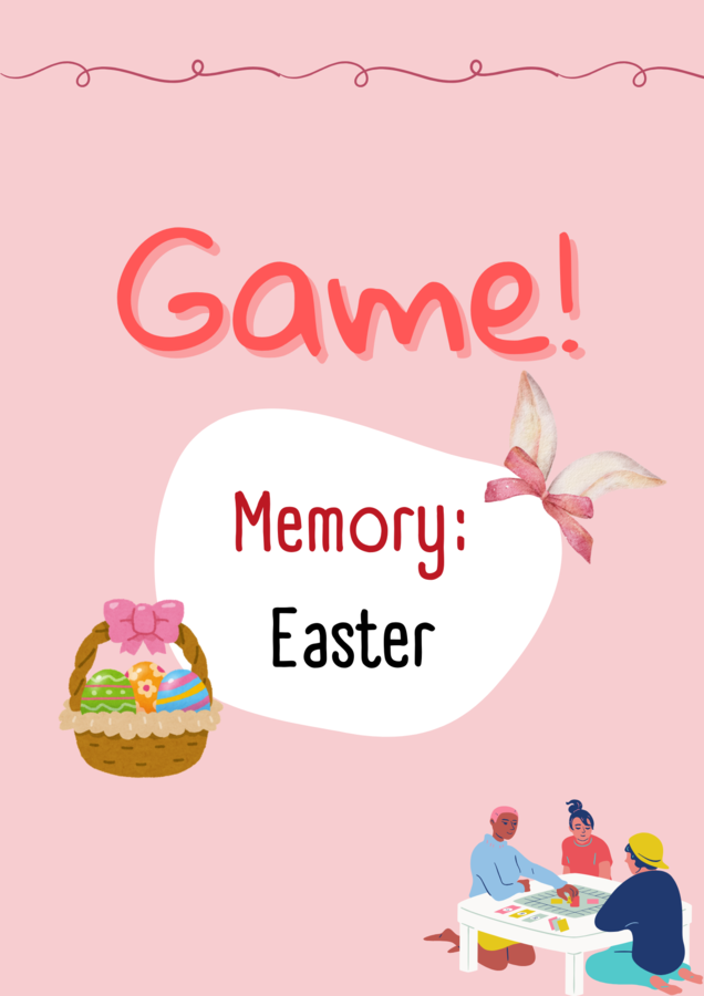 Easter memory / Wielkanoc / Easter / Memory/ Gra/ Gra językowa/ Karty obrazkowe/ Zabawa/ Dzieci/ Warm-up/ Rozgrzewka/ Słownictwo/ SP 1-3/ SP 4-6/ SP 4-8/ SP 8