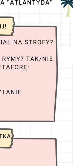 Wisława Szymborska - Atlantyda - karta pracy