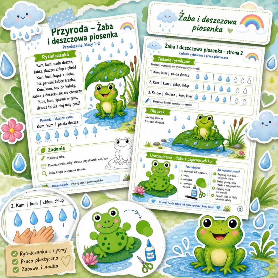 Żaba i deszczowa piosenka
