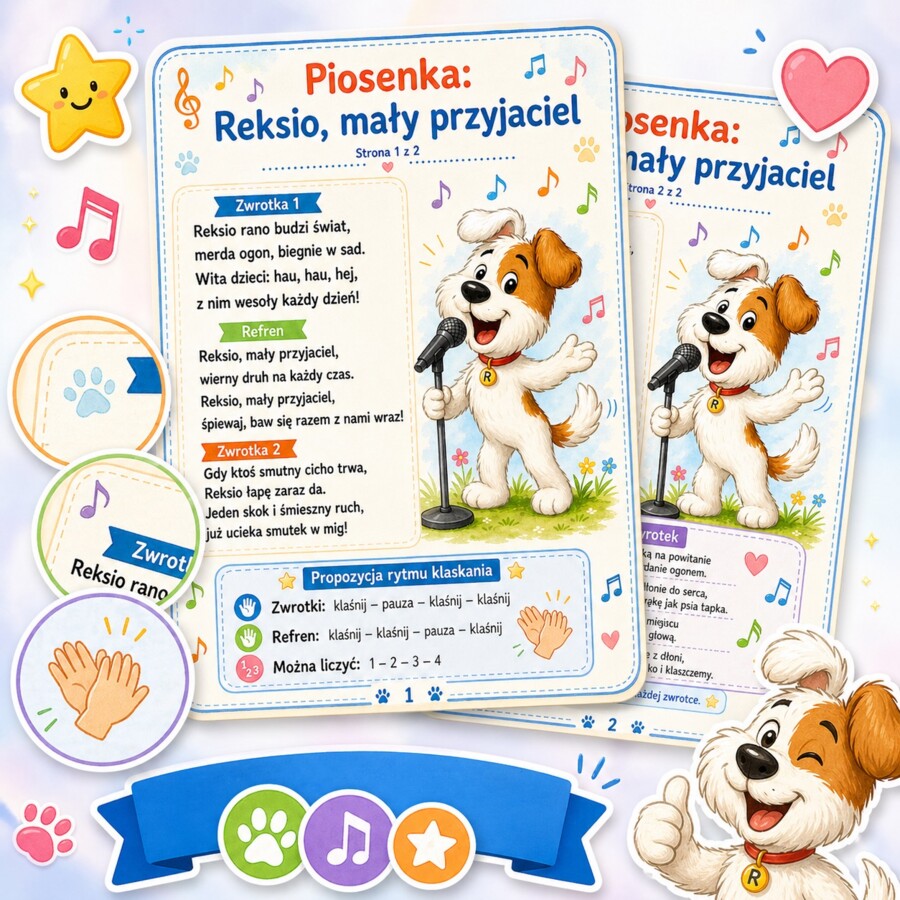 Piosenka: Reksio, mały przyjaciel