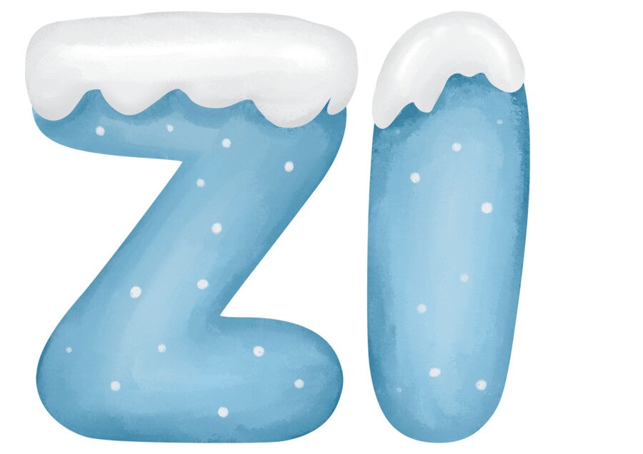 ZIMA - zestaw materiałów edukacyjnych - grafika XXL