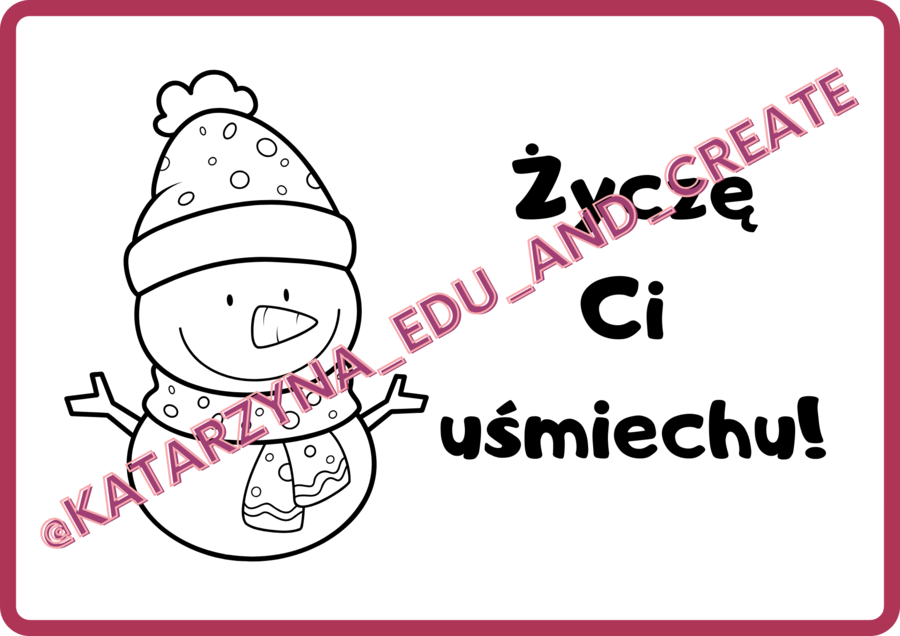 Świąteczne plakaty z miłymi słowami - życzeniami