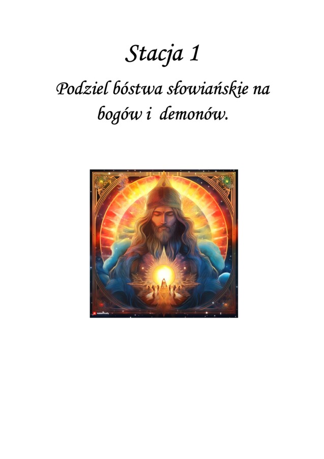 Lektura dodatkowa, klasa 5, mitologia, stacje zadaniowe, mity słowiańskie, bogowie i demony słowiańskie, Słowiańskie mity i opowieści w komiksie