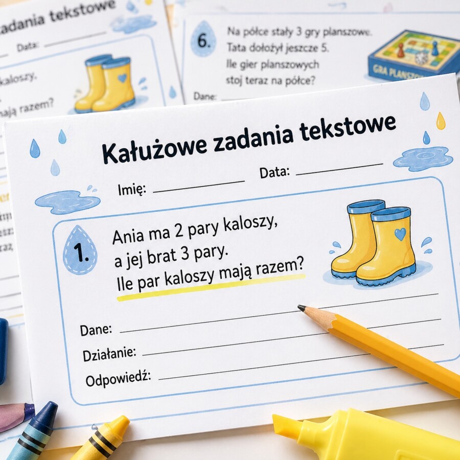 Kałużowe zadania tekstowe