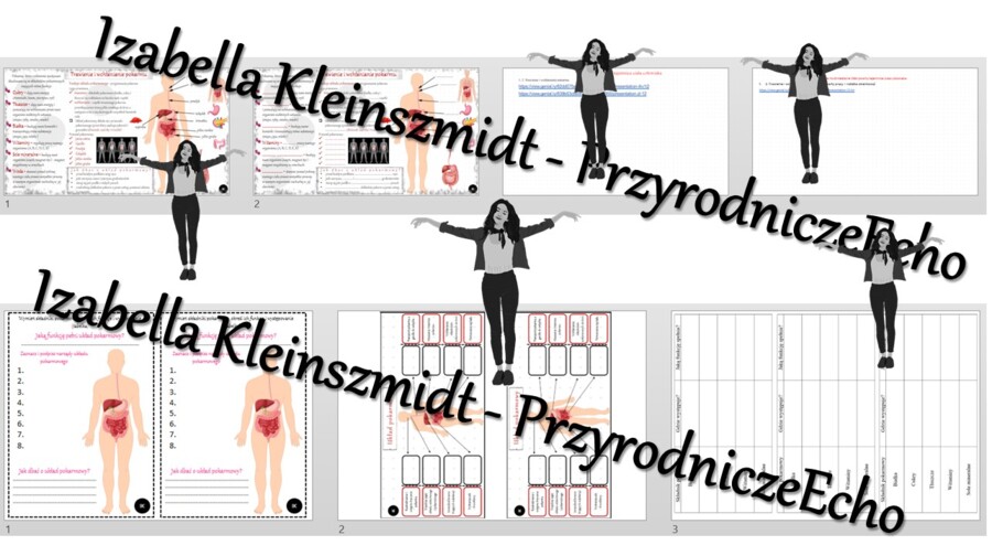Kompletny zestaw na jedną lekcję „Trawienie i wchłanianie pokarmu” – sketchnotka + karty pracy w power point + gratisowy link do prezentacji multimedialnej niekomercyjnej + gratisowy link do lekcji multimedialnej niekomercyjnej również wykonanej w genial
