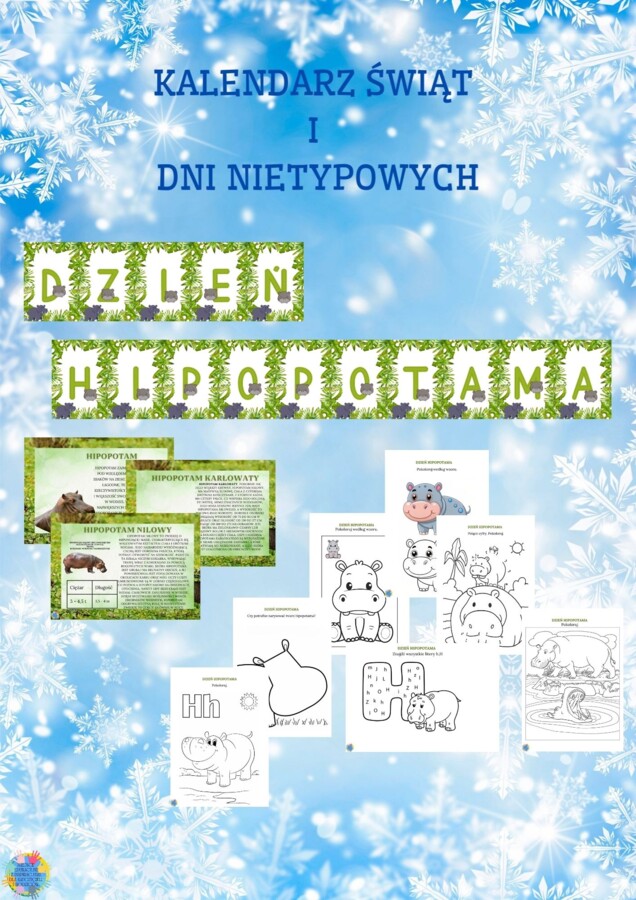 PAKIET MATERIAŁÓW NA LUTY WEDŁUG KALENDARZA ŚWIĄT I DNI NIETYPOWYCH.