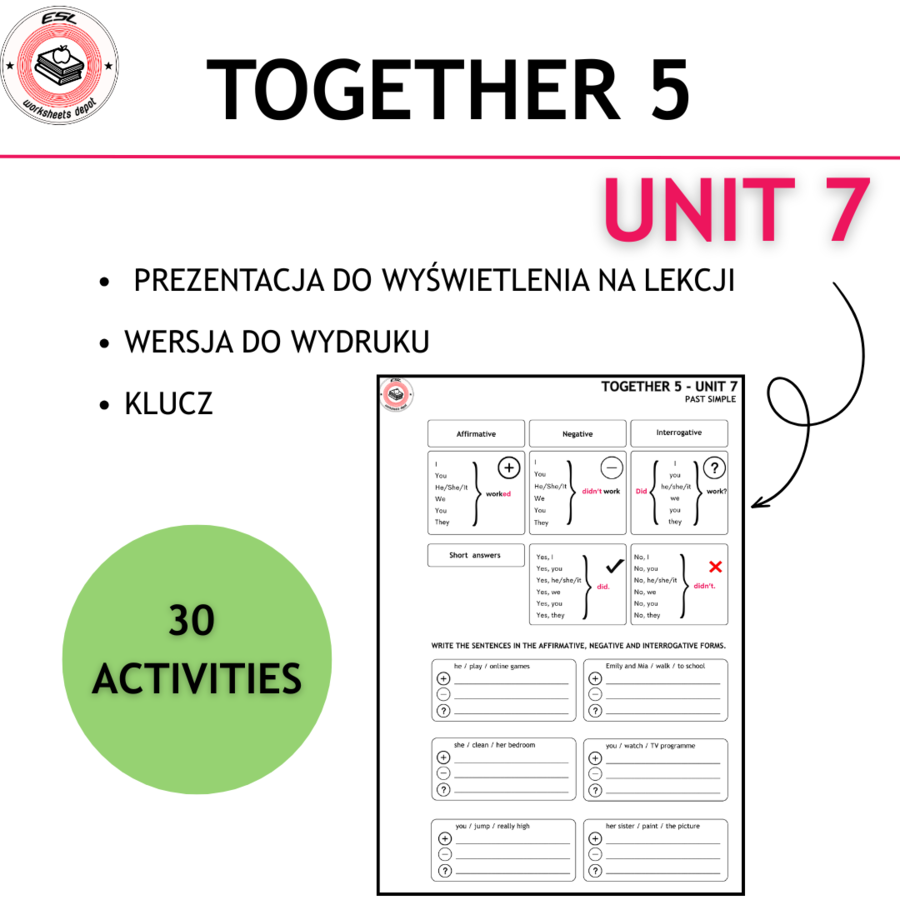 Together 5 Unit 7 - materiały dodatkowe
