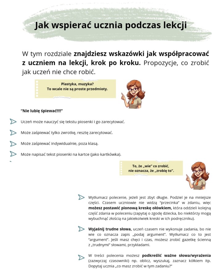 Ebook "Wspomagający w akcji" Praktyczny przewodnik dla nauczycieli.