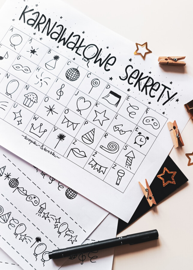 "KARNAWAŁOWE SEKRETY" - zaszyfrowane hasła