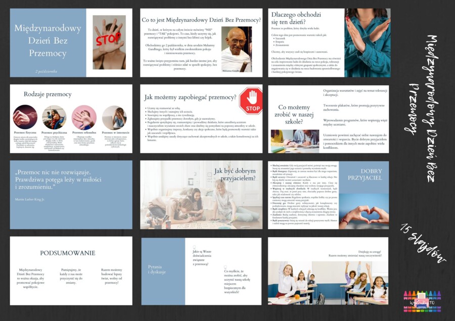 "Międzynarodowy Dzień Bez Przemocy" - prezentacja