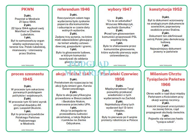 PRL - zadania bieżące i powtórzeniowe