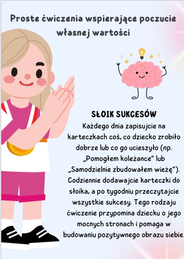 Gazetka - Poczucie Wartości Dziecka, psychoedukacja
