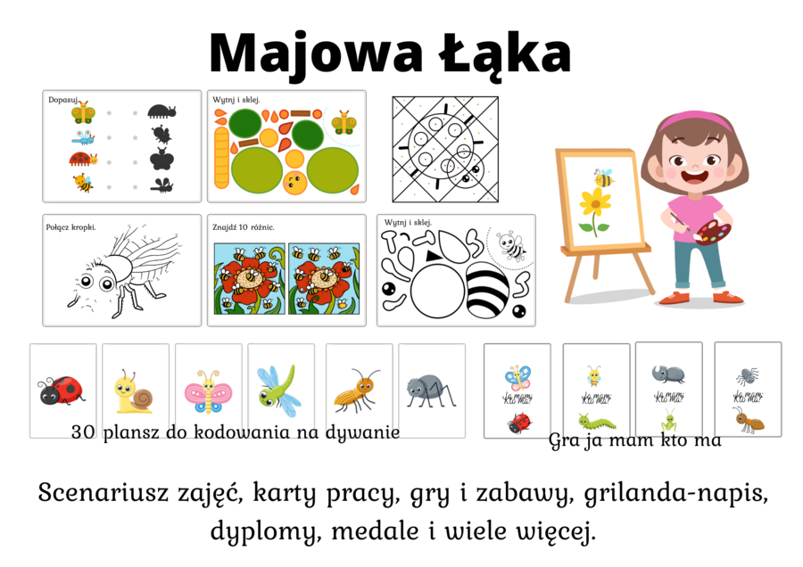 Majowa Łąka, na łące