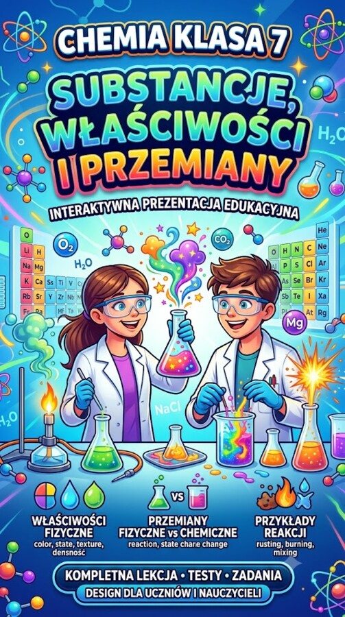 Substancje, właściwości i przemiany- klasa 7