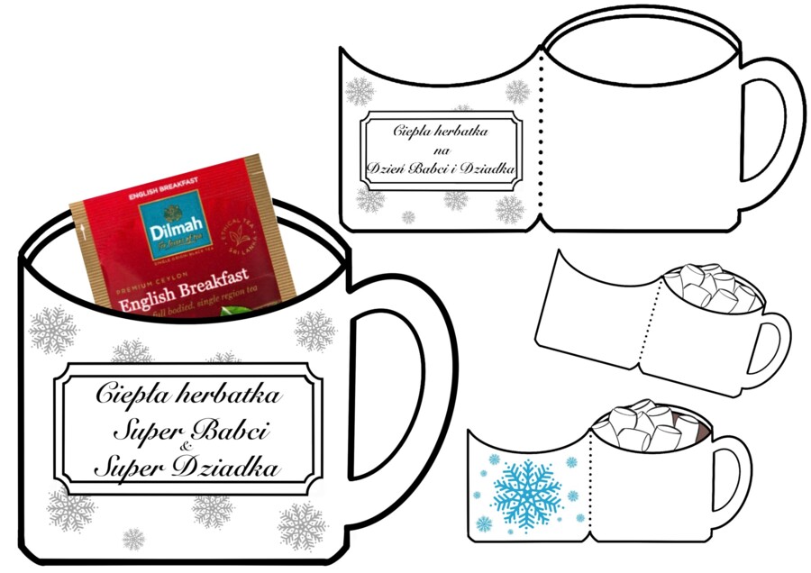 Dzień Babci i Dziadka KUBEK na herbatę