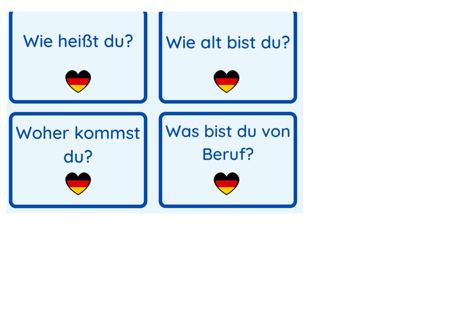 Karty konwersacyjne A1