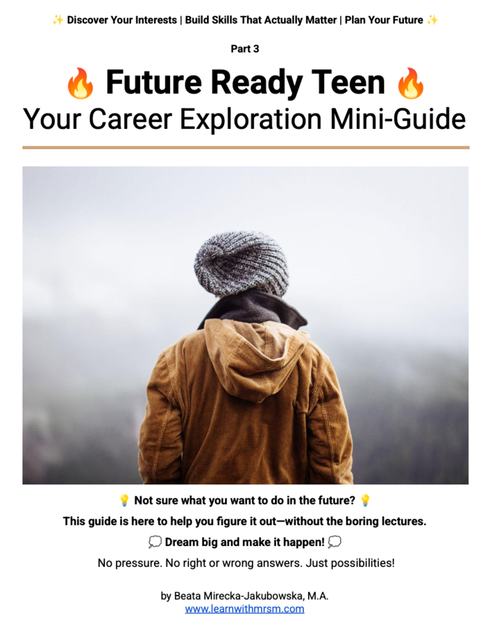 FUTURE READY TEEN, Part 3. Mini e-book dla nastolatków