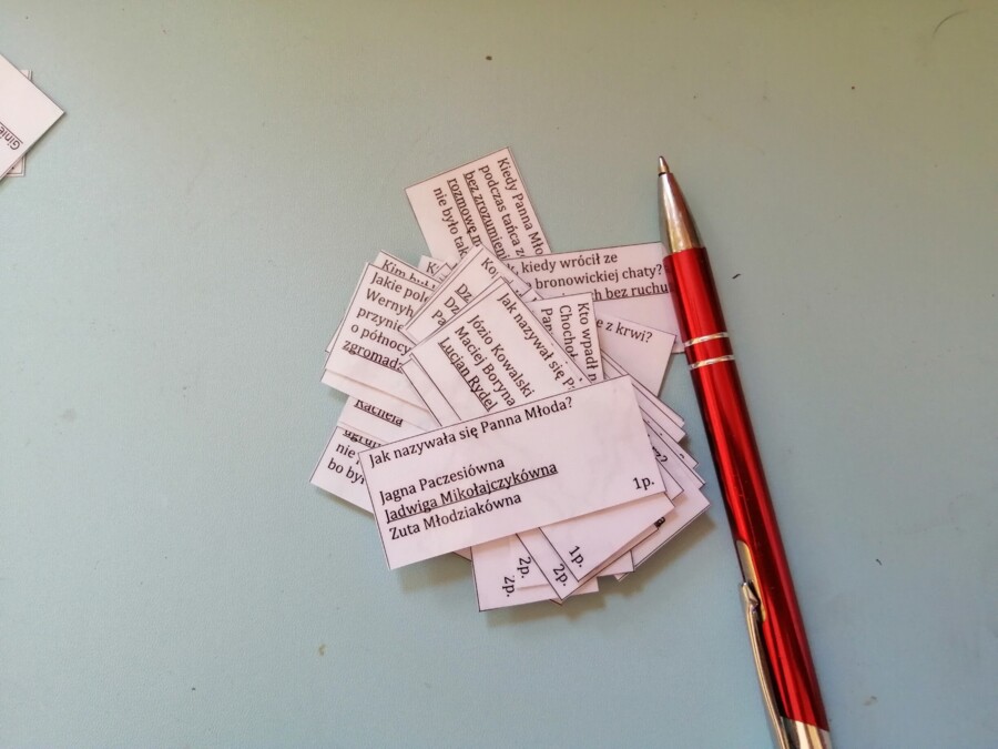 "Wesele" - 30 pytań i odpowiedzi na A-4