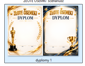 Złote Ósemki. Scenariusz gali rozdania nagród dla klas ósmych.