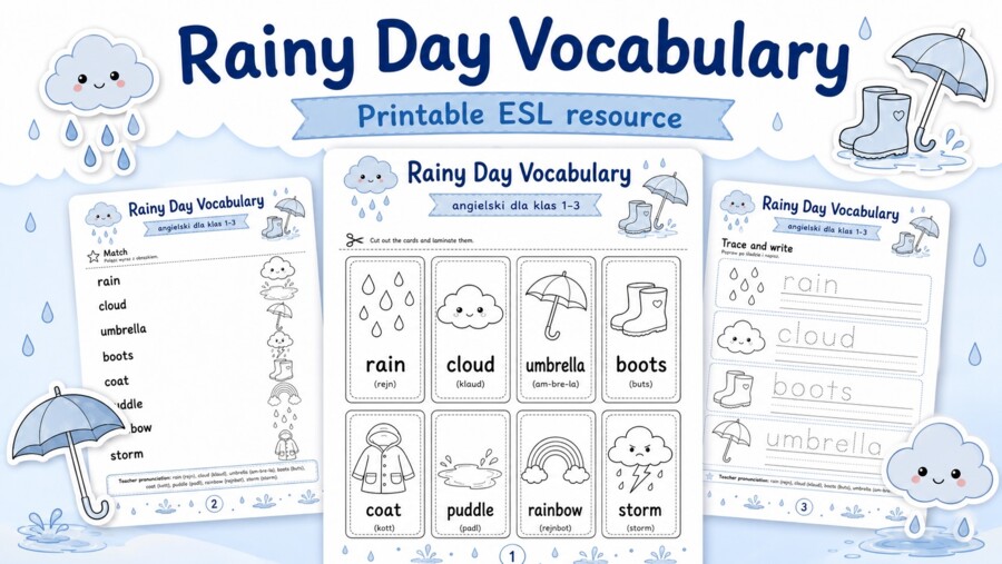 Rainy Day Vocabulary
