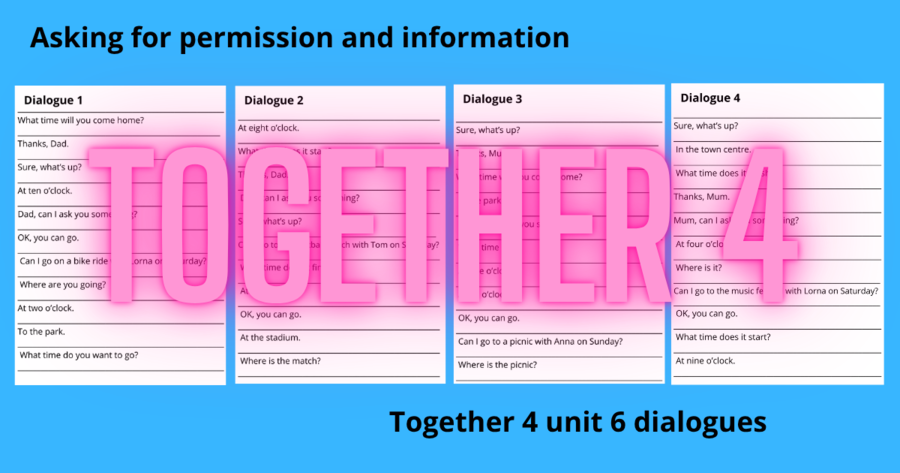 Together 4 unit 6 dialogi
