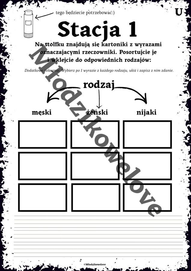 Powtórki nie muszą być nudne- stacje zadaniowe gramatyka