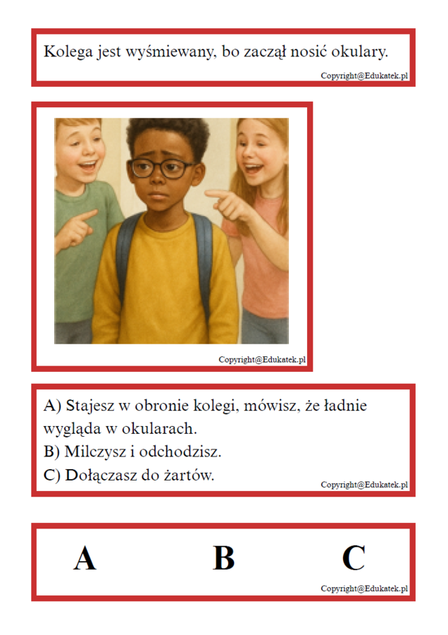 „Rozwiąż Problem - TUS” – zabawa rozwijająca umiejętności społeczne