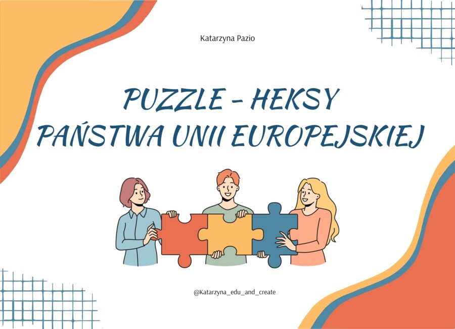 PUZZLE-HEKSY państwa Unii Europejskiej