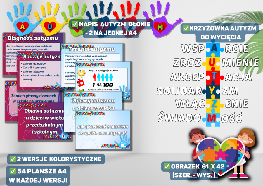 Gazetka szkolna - DZIEŃ ŚWIADOMOŚCI AUTYZMU, AUTYZM