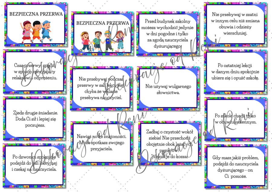 BEZPIECZNA PRZERWA