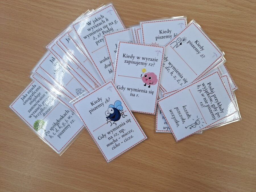 Egzamin ósmoklasisty - ortografia, gra, grywalizacja