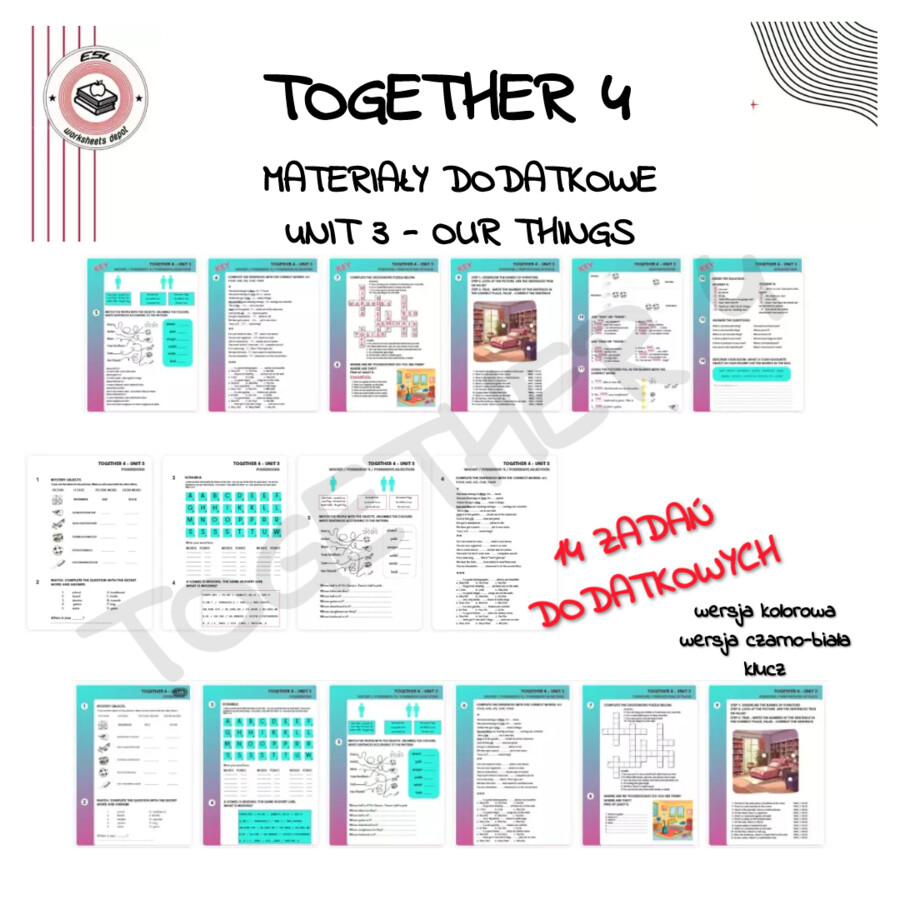 Together klas 4 Unit 3 - materiały dodatkowe do języka angielskiego