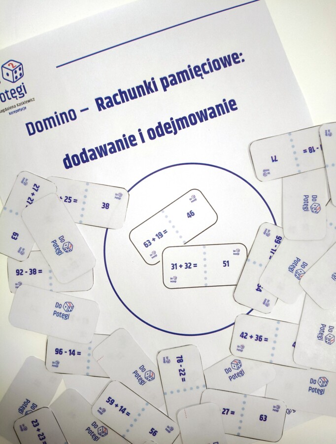Domino – Rachunki pamięciowe: dodawanie i odejmowanie