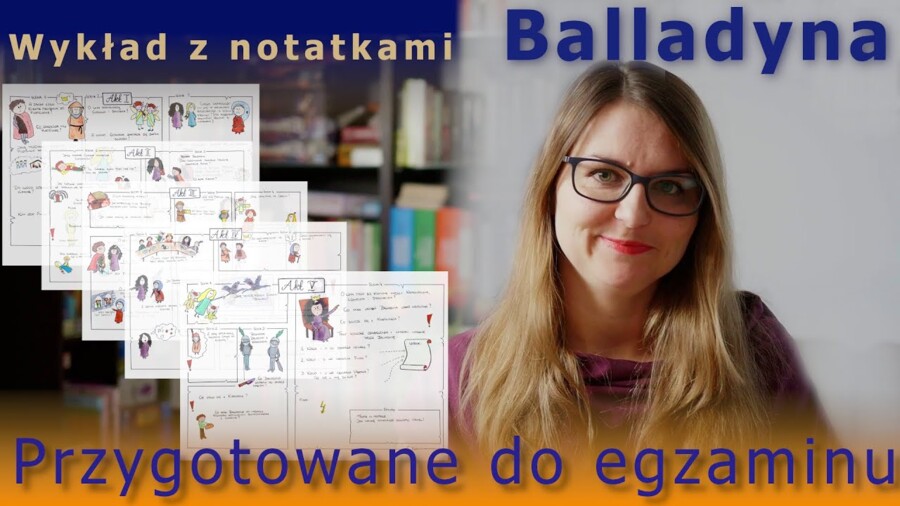 "Balladyna" - lektura w pigułce do egzaminu ósmoklasisty - film youtube
