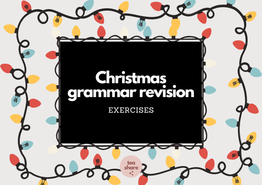 Świąteczny materiał do powtórki gramatyki HAVE GOT + TO BE