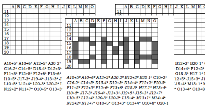 Kodowanka dla klasy 1 z literą ć