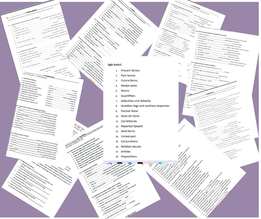 Gramatyka języka angielskiego. Matura formuła 2026  poziom podstawowy.
