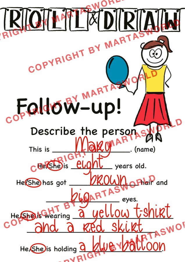 🎲✏️ Roll & Draw – Kreatywna Gra Rysunkowa po angielsku! 🎨🧠