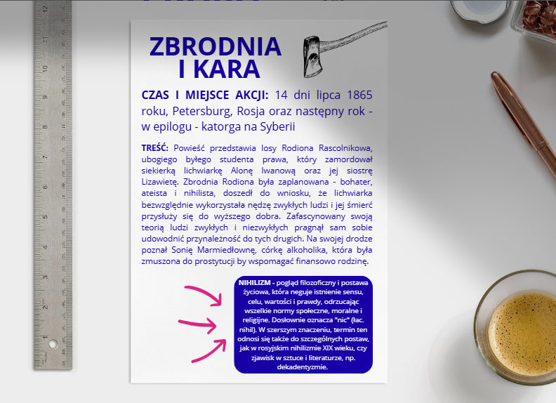 Zbrodnia i kara - notatka