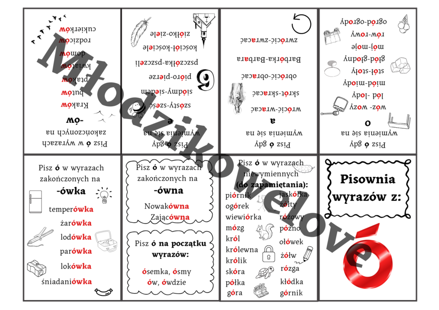 Ortograficzne mini książeczki