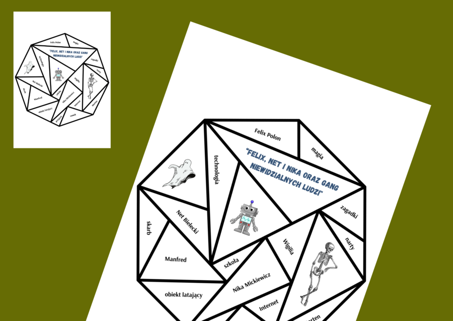 FELIX, NET I NIKA ORAZ GANG NIEWIDZIALNYCH LUDZI – układanka – puzzle – egzamin – powtórka