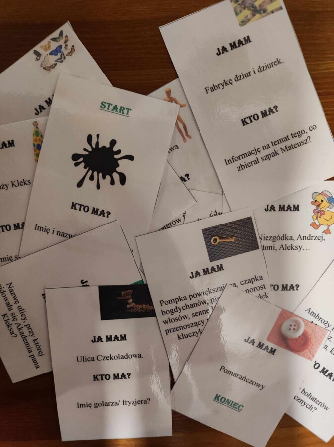 "Akademia pana Kleksa" - ja mam, kto ma?