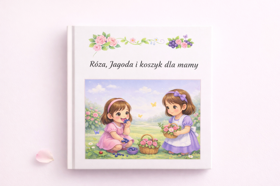 Róża, Jagoda i koszyk dla mamy – opowiadanie obrazkowe