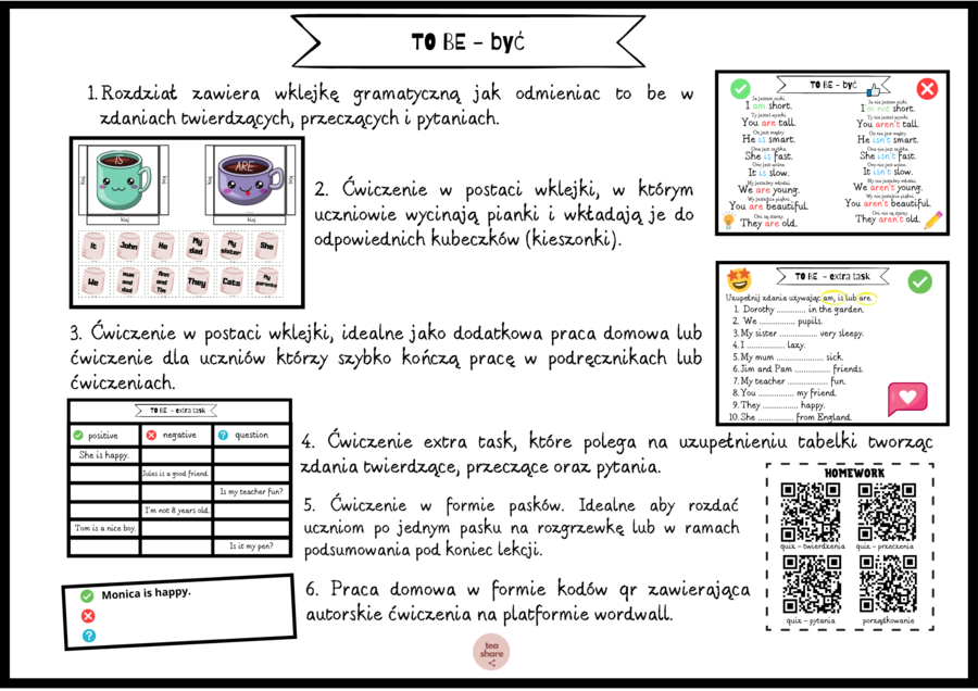 GRAMATYCZNE WKLEJKI - język angielski