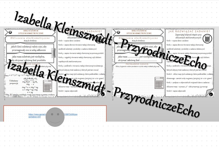 Minizestaw na temat „Obliczenia stechiometryczne” – sketchnotka + karta pracy w power point + gratisowy link do prezentacji multimedialnej niekomercyjnej wykonanej w genial.ly do indywidualnego pobrania i użycia do celów niekomercyjnych. Chemia 7, „Ważne