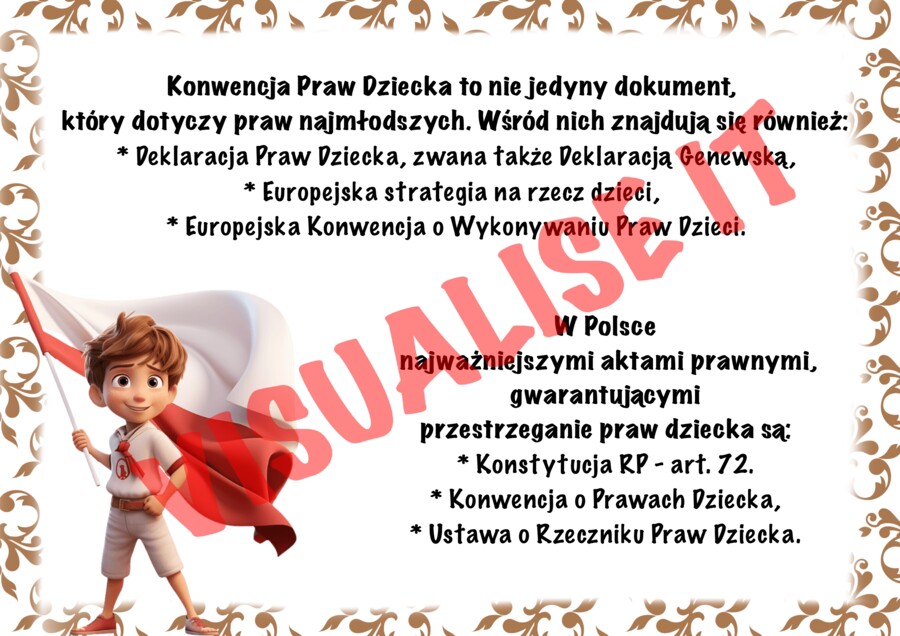 Gazetka PRAWA DZIECKA MIĘDZYNARODOWY DZIEŃ PRAW DZIECKA 20 listopada