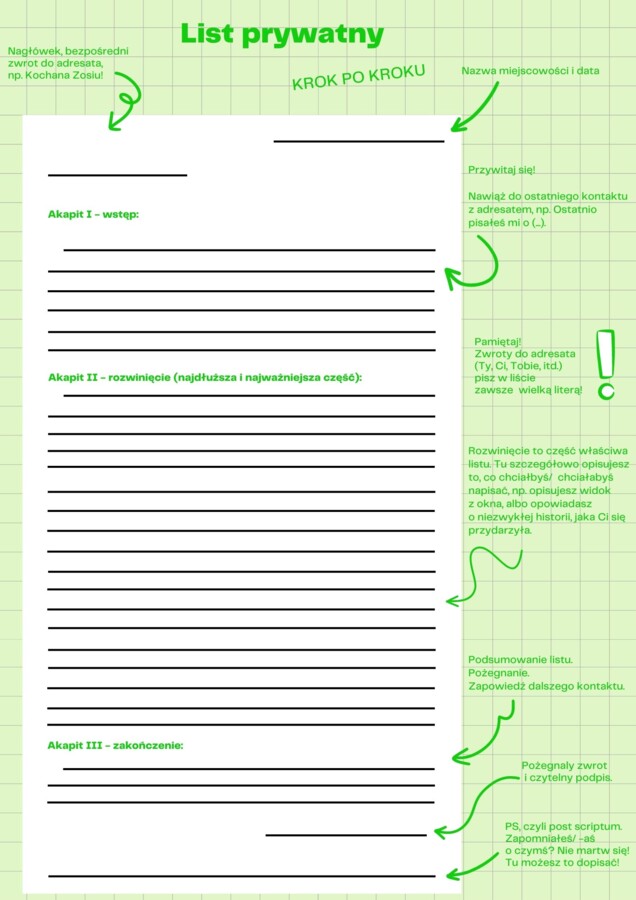 Karty pracy - wypowiedzi pisemne